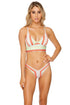 Luli Fama Playtime CROSS BACK BUSTIER TOP